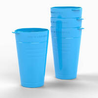 ClipCroc® Cup Set (pack of 4). ‘Clip-together’ Crockery - BLUE