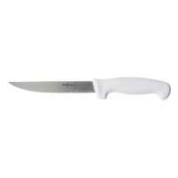 SICUT Wide Blade Boning Knife – 6″ Blade with White Handle