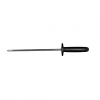SICUT SHARPENING STEEL MEDIUM CUT 10" BLACK HANDLE