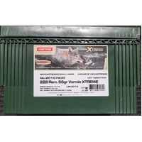 NORMA - 222 Rem 55gr Vermin Xtreme HP 900pc Ammo Can