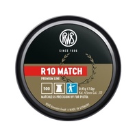 RWS - R10 Match 177cal Ø4.48mm 7.0gr 500 Pack