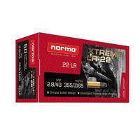 NORMA - 22LR Xtreme LR-22 43gr LRN 50 Pack