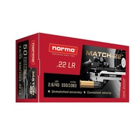 NORMA - 22LR Match-22 40gr LRN - 50 Pack