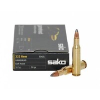 SAKO AMMO - 222REM 50gr Gamehead