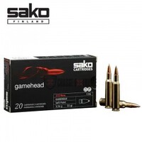 SAKO AMMO - 22-250REM 50gr Gamehead