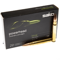 SAKO AMMO - 9.3x62 250gr Powerhead (Barnes TSX)