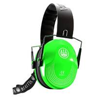 Beretta - Fluro Green Earmuffs - Low Profile/Collapsible