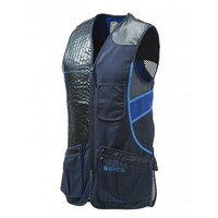 BERETTA - GT691 DELUXE CLAY TARGET SHOOTING VEST - BLUE TOTAL ECLIPSE - M