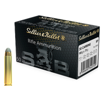 SELLIER & BELLOT AMMO - 30 CARBINE 110gr FMJ - 50 PK