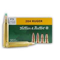 SELLIER & BELLOT AMMO - 204 RUG. 32gr PTS