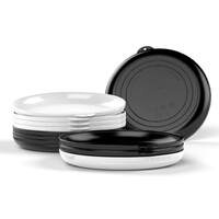 ClipCroc® Dish Set (pack of 4). ‘Clip-together’ Crockery.