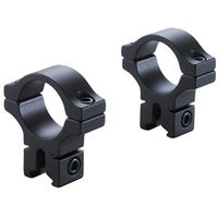 BKL-257 0.6 Long Dovetail Rings - Matte Black
