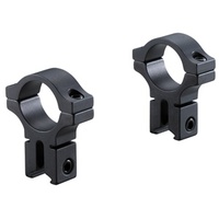 BKL-257H 0.6 Long Dovetail Rings High - Matte Black
