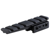 BKL-554 4 Long Dovetail to We Picatinny Cantilever with 1-5/ 8 Clamping Length - Matte Blk