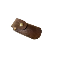 DINGO - HORIZONTAL KNIFE POUCH - LARGE - BROWN OUTBACK