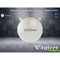 Eagleye Bisalloy Steel Shooting Gongs – 12mm AR Steel Targets - 300MM