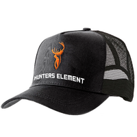Hunters Element - Granite Trucker Cap - Black