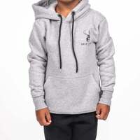 Hunters Element - Croaker Hoodie Kids - Grey Marle - Sz14