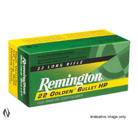 REMINGTON - 22LR 36GR HV HP GOLDEN BULLET 100 PK 1280FPS