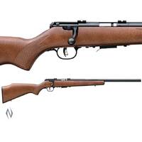 SAVAGE 93 R17 17 HMR GV BLUED WOOD VARMINT