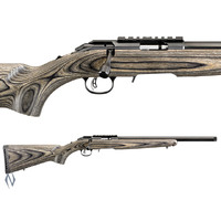 RUGER AMERICAN RIMFIRE 17HMR TARGET THREADED BLUED