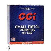 CCI - PRIMERS - #500 SMALL PISTOL - PER 100