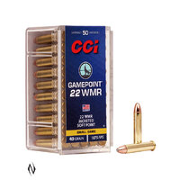 CCI - 22WMR GAMEPOINT 40GR JSP 1875FPS