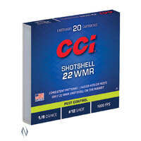 CCI 22WMR SHOTSHELL 20 PK