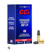 CCI - 22LR STANDARD VELOCITY - 40GR SOLID - 1070FPS