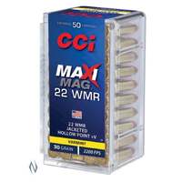 CCI 22WMR MAXI MAG HP+V 30GR JHP 2200FPS