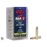 CCI 22WMR MAXI MAG TNT 30GR JHP 2200FPS