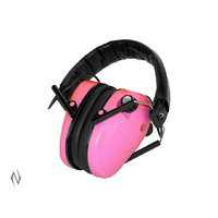 CALDWELL E-MAX ELECTRONIC EAR MUFFS - LOW PROFILE - PINK