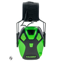 CALDWELL YOUTH E-MAX PRO EAR MUFFS - LOW PROFILE - NEON GREEN