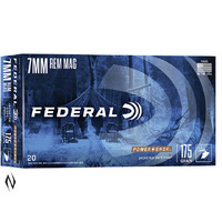 FEDERAL 7MM REM MAG 175GR SP POWER-SHOK