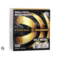 FEDERAL - PRIMERS - GM100M GOLD MEDAL SMALL PISTOL - PER 100
