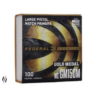 FEDERAL - PRIMERS GM150M GOLD MEDAL LARGE PISTOL - PER 100