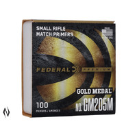 FEDERAL PRIMER GM205M GOLD MEDAL SMALL RIFLE - 100pk