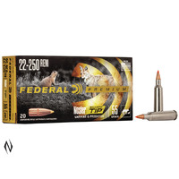 FEDERAL 22-250 REM 55GR BTIP V-SHOK