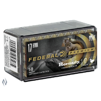 FEDERAL 17HMR 17GR VMAX 2550FPS