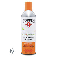 HOPPES NO 9 GUN MEDIC SOLVENT & LUBE 10OZ AEROSOL