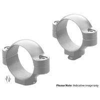 LEUPOLD STD 1" RINGS HIGH SILVER