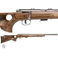 SAVAGE MKII 22LR BTVS LAMINATE THUMBHOLE VARMINT S/S