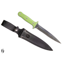 Nieto Pig Sticker Knife 20cm - SILVER BLADE - Green Micarta Handle