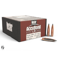 6.5MM 129GR SP ACCUBOND LR 100PK - NOSLER RIFLE PROJECTILES