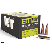 243 90GR BALLISTIC TIP 50PK - NOSLER RIFLE PROJECTILES
