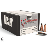 RIFLE PROJECTILES - NOSLER 243 55GR TIP VARMAGEDDON 100PK