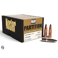 RIFLE PROJECTILES - 270 140GR PARTITION 50PK - NOSLER RIFLE PROJECTILES
