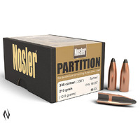 338 210GR PARTITION 50PK - NOSLER RIFLE PROJECTILES