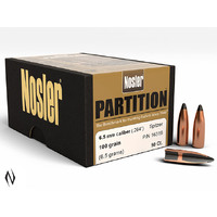RIFLE PROJECTILES - NOSLER 6.5MM 100GR SP PARTITION 50PK
