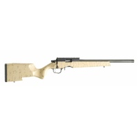 Christensen Arms Ranger .22 LR – Black Action, Tan/Black Stock